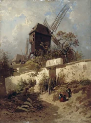 The Moulin de la Galette in Montmartre