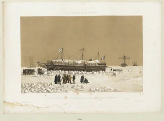 The Floating Battery Tonnante in the Ice Near Kinburn
