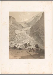 View of the Upper Grindelwald Glacier (Views in Switzerland and Savoy)
