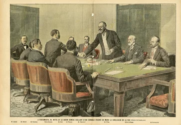 Illustration of Eugene Damblans in Le Pelerin