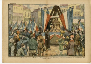 Illustration of Eugene Damblans in Le Pelerin