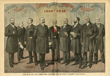 Around M. Loubet donates the term ends, some of those who aspire to succeed him - Elections, President of the Republic - Combes Emile (1835-1921), Doumer Paul (1857-1932), Rouvier Maurice