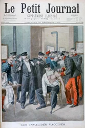 Vaccinations of the old soldiers, Paris, 1900