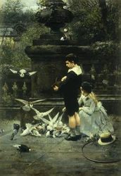 Feeding the Pigeons
