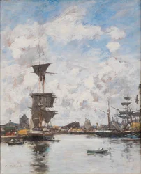 Deauville. The Basin, 1884