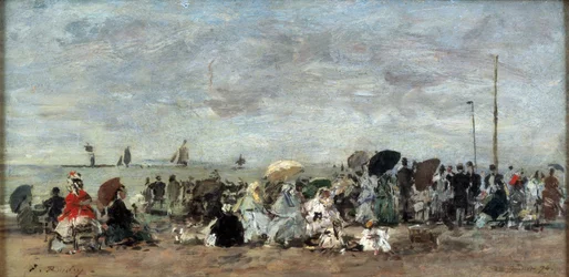 Scene on the Beach in Trouville