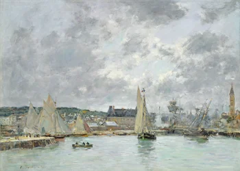 Trouville Harbour, 1880