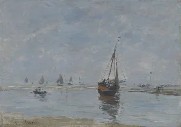 Trouville at Low Tide, c.1888-95