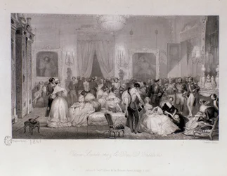 A social evening with the Duke of Orleans (Ferdinand-Philippe or Ferdinand Philippe d