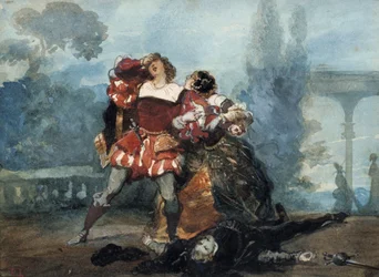 Illustration for the Play Whims of Marianne