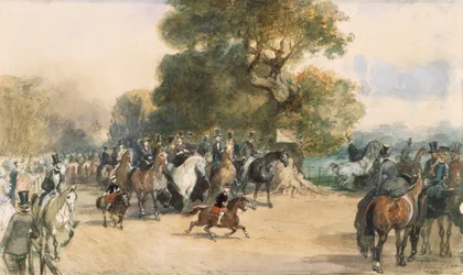 Scene in Hyde Park