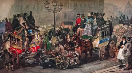 Traffic Trouble in 50, 19th century