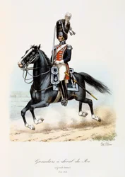 Grenadiers à Cheval du Roi, Full Dress, 1814-15