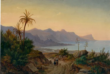 Southern Coastal Landscape with Palms, 1844