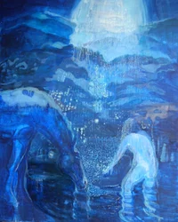 Moon-Night Swim, 2020