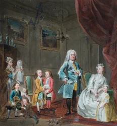 Portrait of the 3rd Lord Oxford and His Family