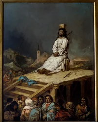 Inquisition: “The Withers”. Painting by Eugenio Lucas y Velázquez (1817-1870), 19th century. H. 0.53 x 0.41 m, Lille, Musée des Beaux-Arts