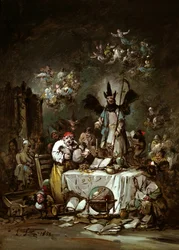 Allegorical caprice. Avarice, 1852