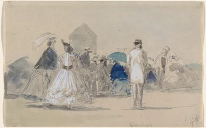 Crinolines on the Beach