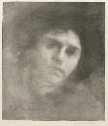 Madame Eugène Carrière Large Plate