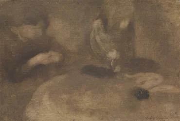 Women Sewing at a Table