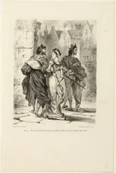 Faust Trying to Seduce Marguerite, from Faust