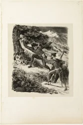 Faust and Mephistopheles in the Harz Mountains