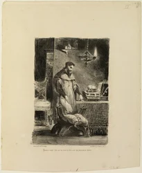 Faust in His Study