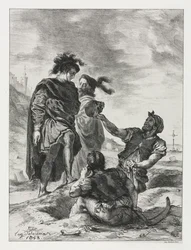Hamlet: Hamlet and Horatio with the Grave Diggers