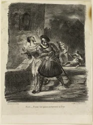 Mephistopheles and Faust Fleeing after the Duel