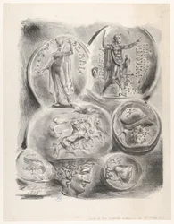 Studies of Seven Greek Coins, 1825
