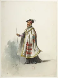 Saint-Saëns - Henry VIII - Costume Designs - Lacoste - 24. Costume