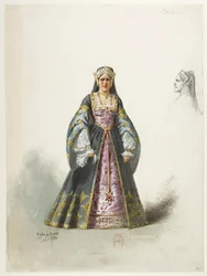 Saint-Saëns - Henry VIII - Costume Designs - Lacoste - Catherine