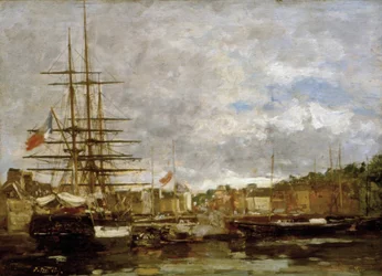 Honfleur - Ships Docked in the Port