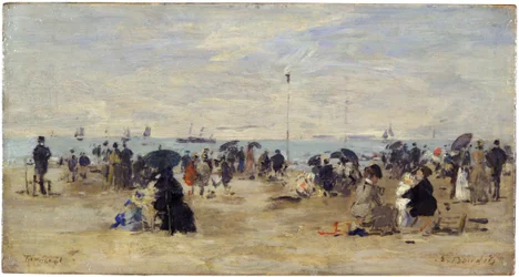 Trouville, Beach Scene