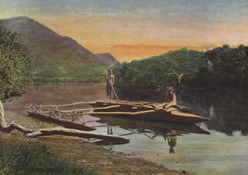 Canoe on the Monio River