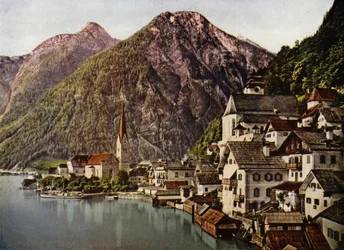 Salzkammergut, the Lake of Hallstadt