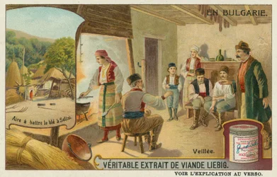 A vigil and the wheat threshing in Secke