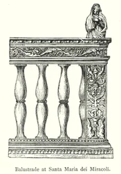 Balustrade at Santa Maria dei Miracoli