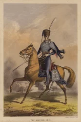 British cavalry uniform