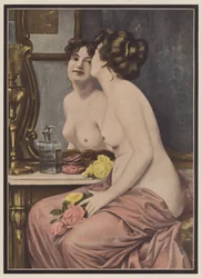 Coquetry, Woman Before a Mirror