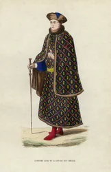 Civil Costume of the Late 14th Century
