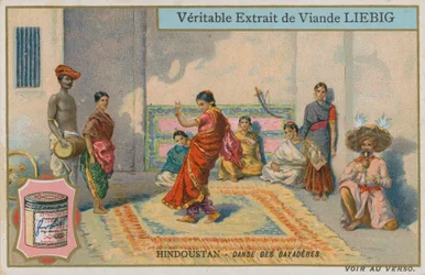 Dance of the dancing-girls in Hindustan