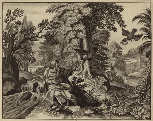 Elijah Fed by Ravens