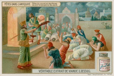 Festival of the New Year in Ancient Persia at the Temple of Sacred Fire