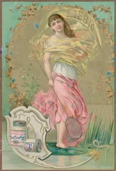 Folk Girl in Pink