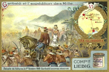 Garibaldi commits his reserves, Battle of Volturnus, Italy, 1 October 1860