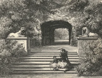 Grotto of Thetis at Sans-Souci (engraving)