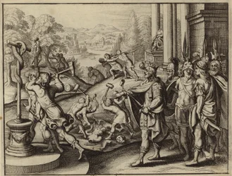 Hezekiah, King of Judah, Restoring the Temple of Jerusalem and Destroying the Idols