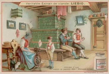 Inside a Peasant House in Southern Germany